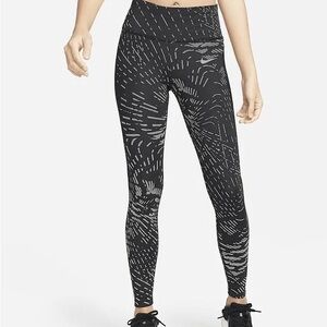 Nike Black and Gray Women's Leggings xs